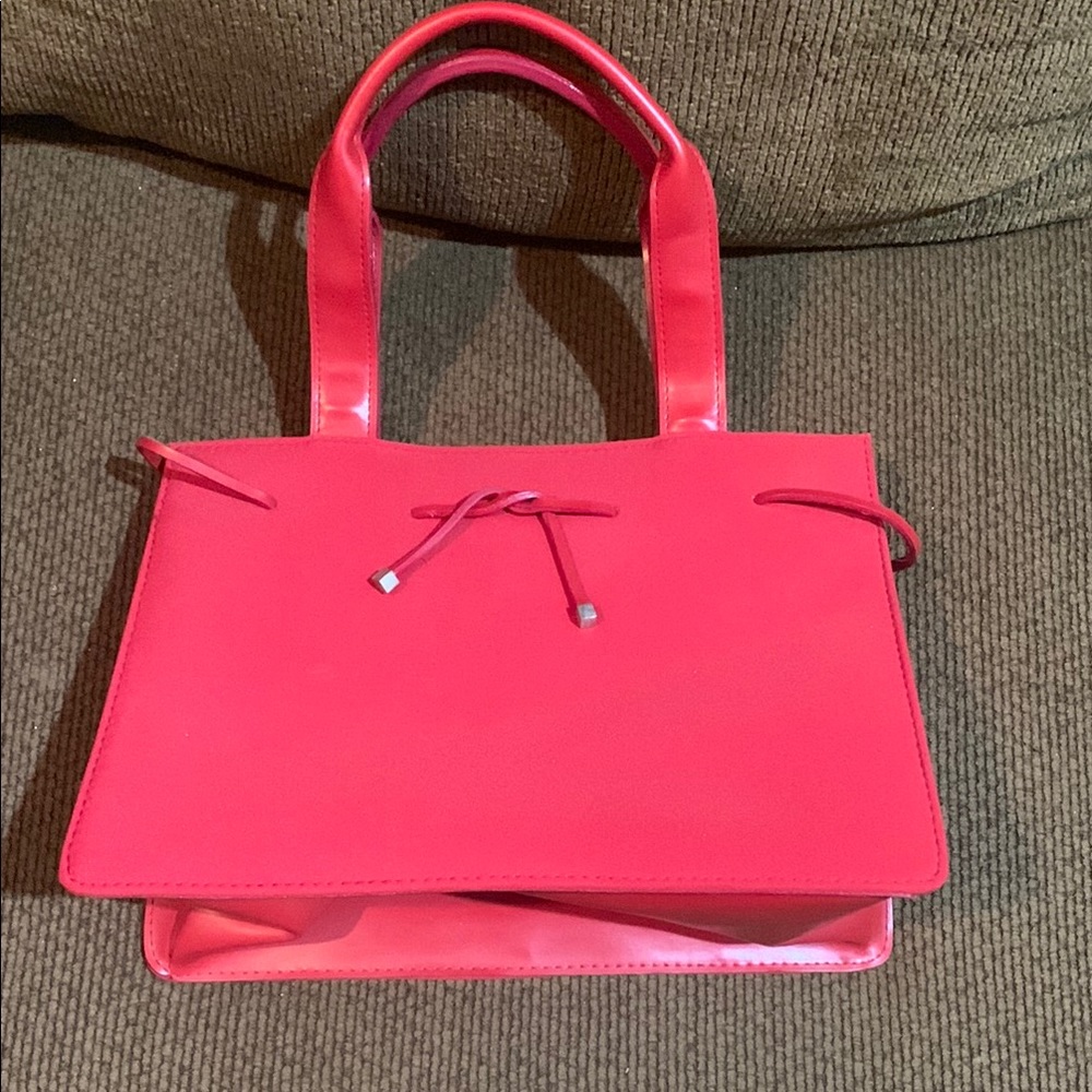 Liz Claiborne Crazy Horse Elegant Red Handbag
